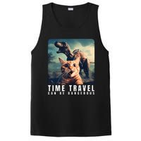 Crazy Cat Selfie Run Time Travel Can Be Dangerous Cat Love PosiCharge Competitor Tank