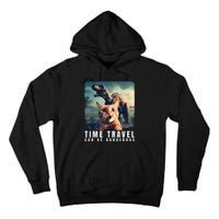 Crazy Cat Selfie Run Time Travel Can Be Dangerous Cat Love Tall Hoodie