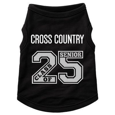 Cross Country Senior Class Of 2025 Xc Class 25 Team Swag Doggie Tank
