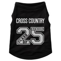 Cross Country Senior Class Of 2025 Xc Class 25 Team Swag Doggie Tank