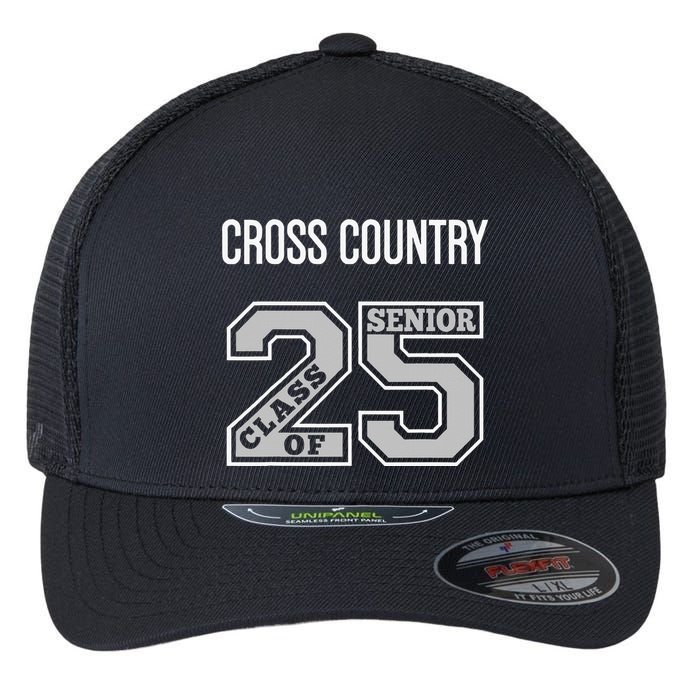 Cross Country Senior Class Of 2025 Xc Class 25 Team Swag Flexfit Unipanel Trucker Cap