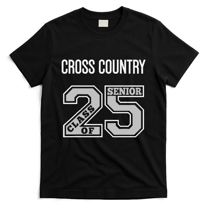 Cross Country Senior Class Of 2025 Xc Class 25 Team Swag T-Shirt