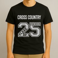 Cross Country Senior Class Of 2025 Xc Class 25 Team Swag T-Shirt