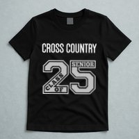 Cross Country Senior Class Of 2025 Xc Class 25 Team Swag T-Shirt