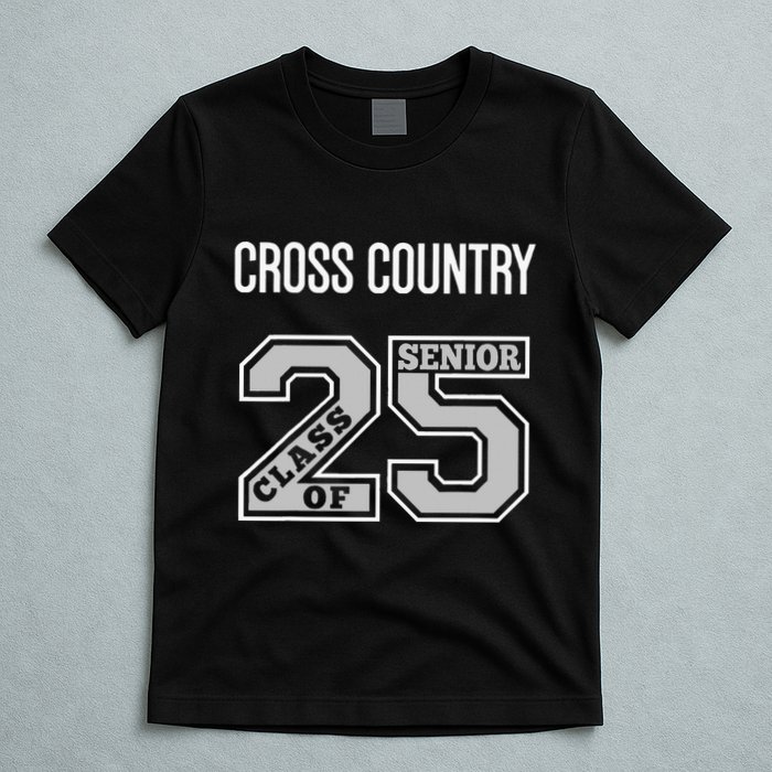 Cross Country Senior Class Of 2025 Xc Class 25 Team Swag T-Shirt
