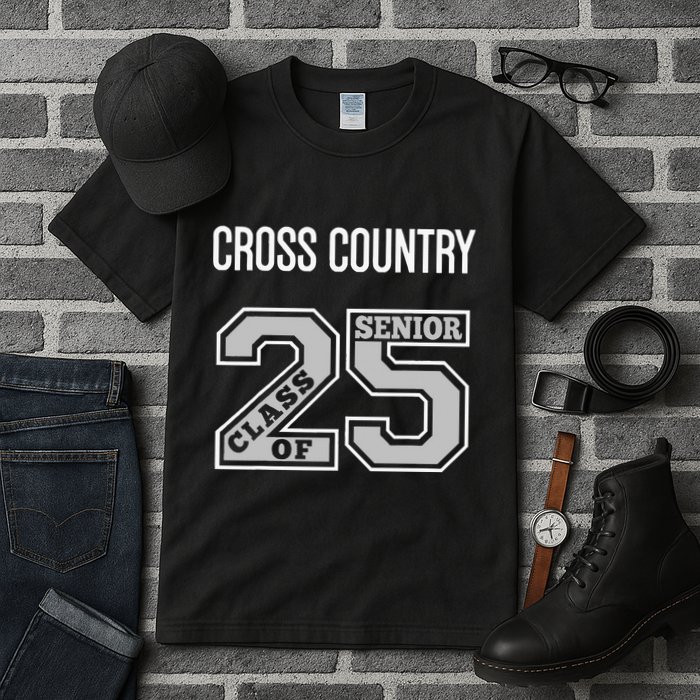 Cross Country Senior Class Of 2025 Xc Class 25 Team Swag Tall T-Shirt