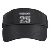 Cross Country Senior Class Of 2025 Xc Class 25 Team Swag Adult Drive Performance Visor
