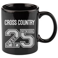 Cross Country Senior Class Of 2025 Xc Class 25 Team Swag 11oz C Handle Ceramic Mug