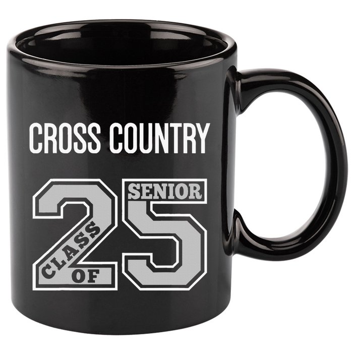 Cross Country Senior Class Of 2025 Xc Class 25 Team Swag 11oz C Handle Ceramic Mug