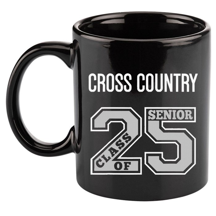 Cross Country Senior Class Of 2025 Xc Class 25 Team Swag 11oz C Handle Ceramic Mug
