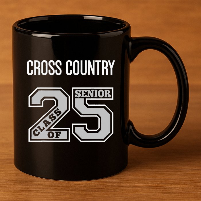 Cross Country Senior Class Of 2025 Xc Class 25 Team Swag 11oz C Handle Ceramic Mug