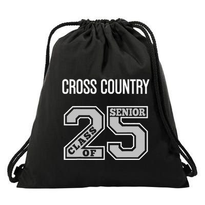 Cross Country Senior Class Of 2025 Xc Class 25 Team Swag Drawstring Bag