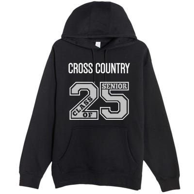 Cross Country Senior Class Of 2025 Xc Class 25 Team Swag Premium Pullover Hoodie