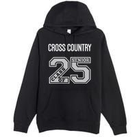 Cross Country Senior Class Of 2025 Xc Class 25 Team Swag Premium Pullover Hoodie
