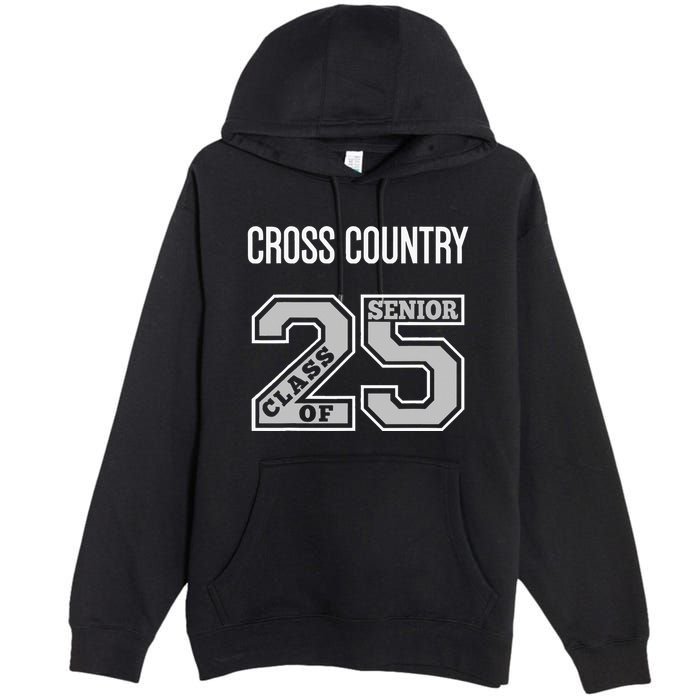 Cross Country Senior Class Of 2025 Xc Class 25 Team Swag Premium Pullover Hoodie