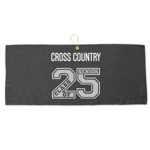 Cross Country Senior Class Of 2025 Xc Class 25 Team Swag Large Microfiber Waffle Golf Towel