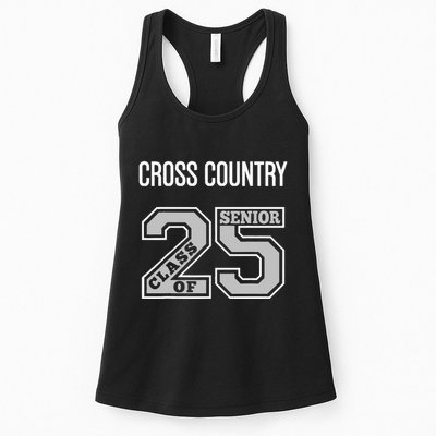 Cross Country Senior Class Of 2025 Xc Class 25 Team Swag Womens Tank Top