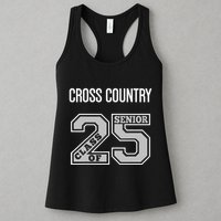 Cross Country Senior Class Of 2025 Xc Class 25 Team Swag Womens Tank Top