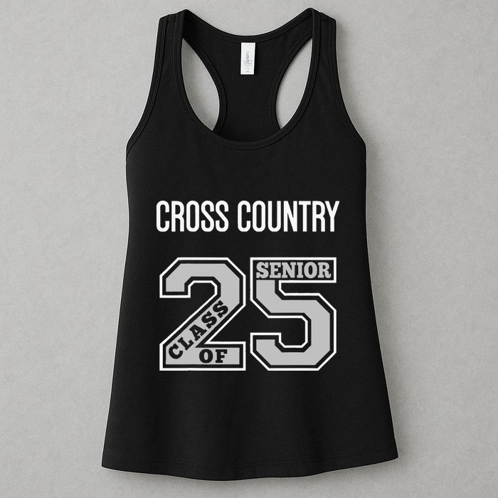 Cross Country Senior Class Of 2025 Xc Class 25 Team Swag Womens Tank Top