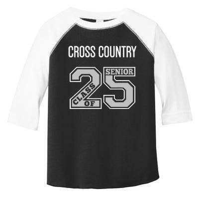 Cross Country Senior Class Of 2025 Xc Class 25 Team Swag Toddler Fine Jersey T-Shirt