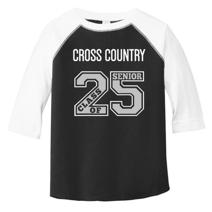 Cross Country Senior Class Of 2025 Xc Class 25 Team Swag Toddler Fine Jersey T-Shirt