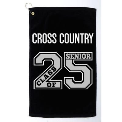 Cross Country Senior Class Of 2025 Xc Class 25 Team Swag Platinum Collection Golf Towel