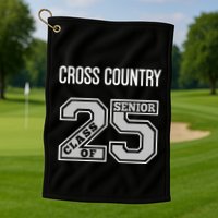 Cross Country Senior Class Of 2025 Xc Class 25 Team Swag Golf Towel
