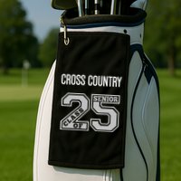 Cross Country Senior Class Of 2025 Xc Class 25 Team Swag Golf Towel