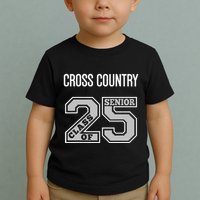 Cross Country Senior Class Of 2025 Xc Class 25 Team Swag Toddler T-Shirt