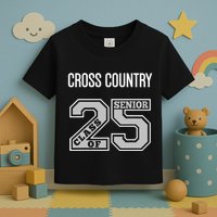 Cross Country Senior Class Of 2025 Xc Class 25 Team Swag Toddler T-Shirt