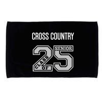 Cross Country Senior Class Of 2025 Xc Class 25 Team Swag Microfiber Hand Towel