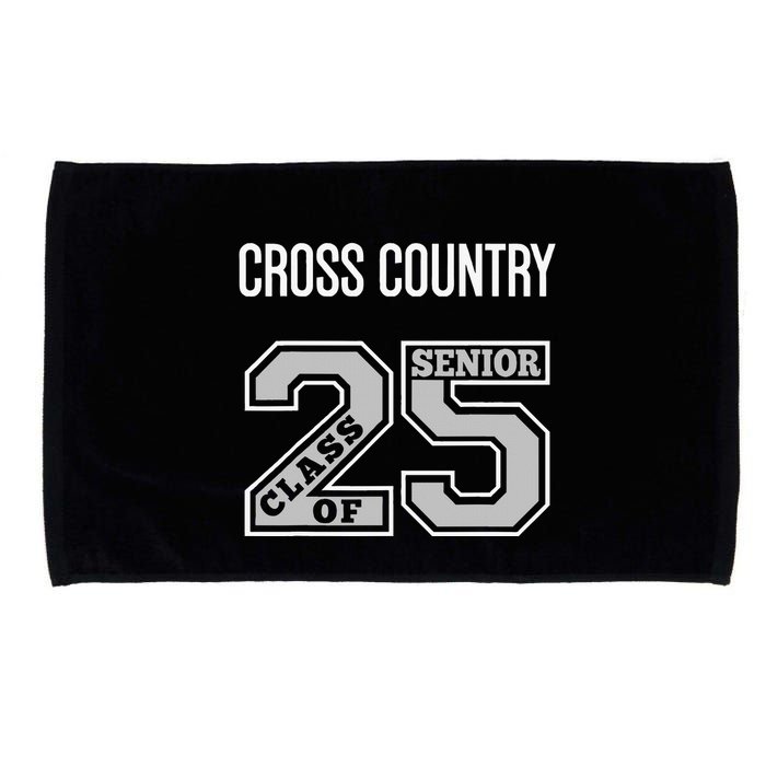 Cross Country Senior Class Of 2025 Xc Class 25 Team Swag Microfiber Hand Towel