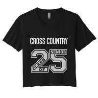 Cross Country Senior Class Of 2025 Xc Class 25 Team Swag Crop Top