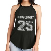 Cross Country Senior Class Of 2025 Xc Class 25 Team Swag Women's Perfect Tri Rocker Tank