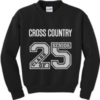 Cross Country Senior Class Of 2025 Xc Class 25 Team Swag Kids Sweatshirt