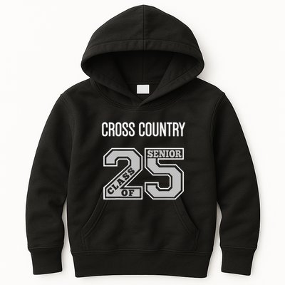 Cross Country Senior Class Of 2025 Xc Class 25 Team Swag Kids Hoodie