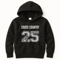 Cross Country Senior Class Of 2025 Xc Class 25 Team Swag Kids Hoodie
