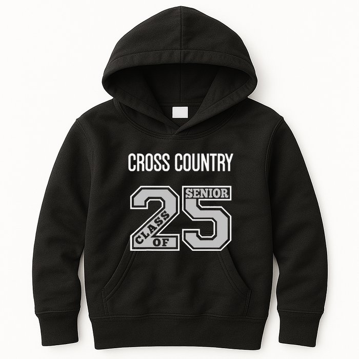 Cross Country Senior Class Of 2025 Xc Class 25 Team Swag Kids Hoodie