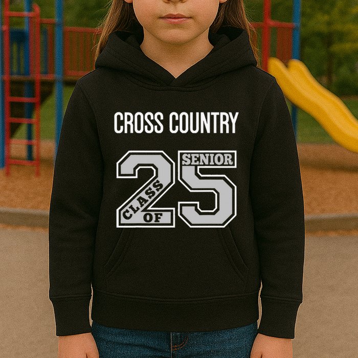 Cross Country Senior Class Of 2025 Xc Class 25 Team Swag Kids Hoodie