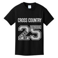 Cross Country Senior Class Of 2025 Xc Class 25 Team Swag Kids T-Shirt