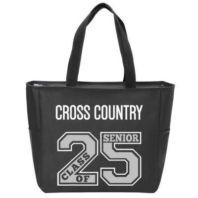 Cross Country Senior Class Of 2025 Xc Class 25 Team Swag Zip Tote Bag
