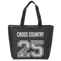 Cross Country Senior Class Of 2025 Xc Class 25 Team Swag Zip Tote Bag