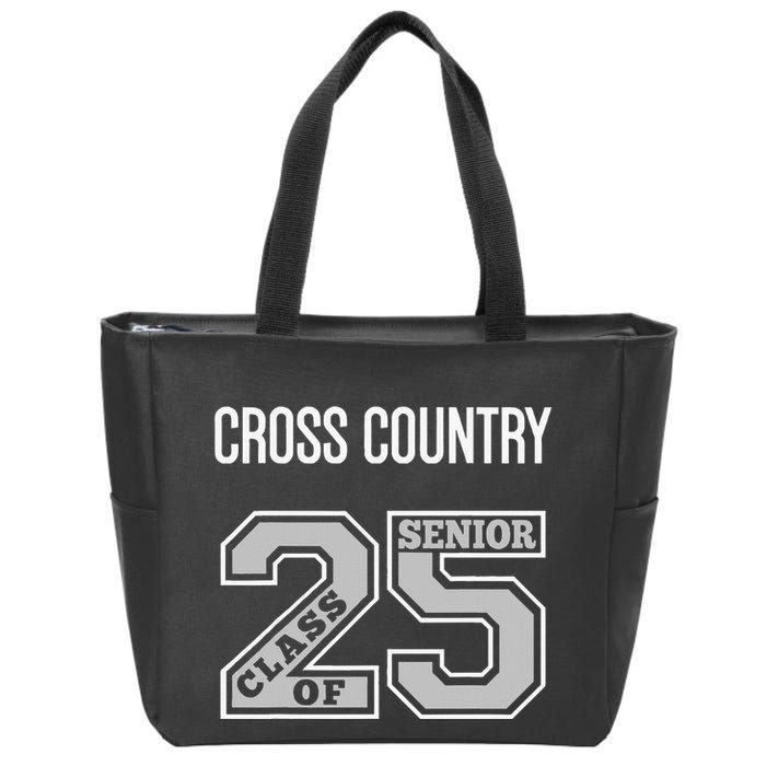 Cross Country Senior Class Of 2025 Xc Class 25 Team Swag Zip Tote Bag