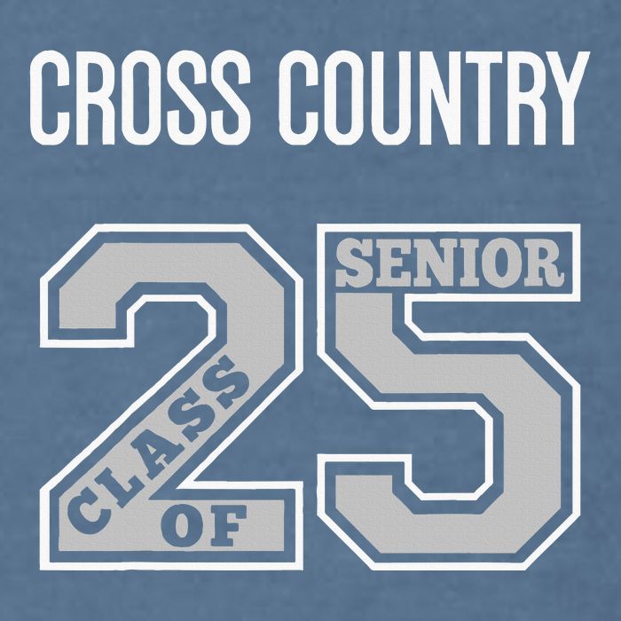Cross Country Senior Class Of 2025 Xc Class 25 Team Swag Garment-Dyed Sweatshirt