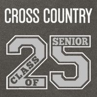 Cross Country Senior Class Of 2025 Xc Class 25 Team Swag Cotton Canvas Backpack