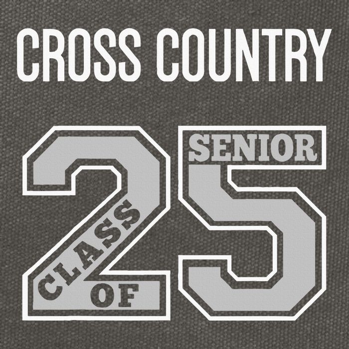 Cross Country Senior Class Of 2025 Xc Class 25 Team Swag Cotton Canvas Backpack