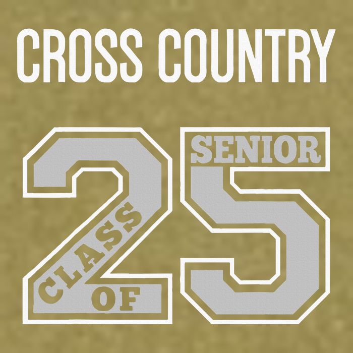 Cross Country Senior Class Of 2025 Xc Class 25 Team Swag Garment-Dyed Women's Muscle Tee