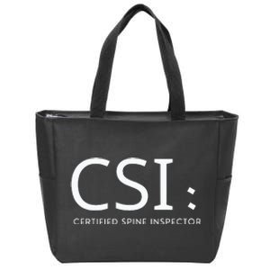 Csi Certified Spine Inspector Zip Tote Bag