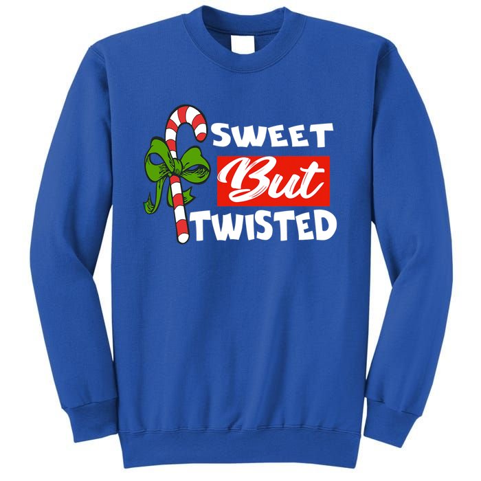 Candy Cane Sweet But Twisted Funny Christmas Gift Sweatshirt