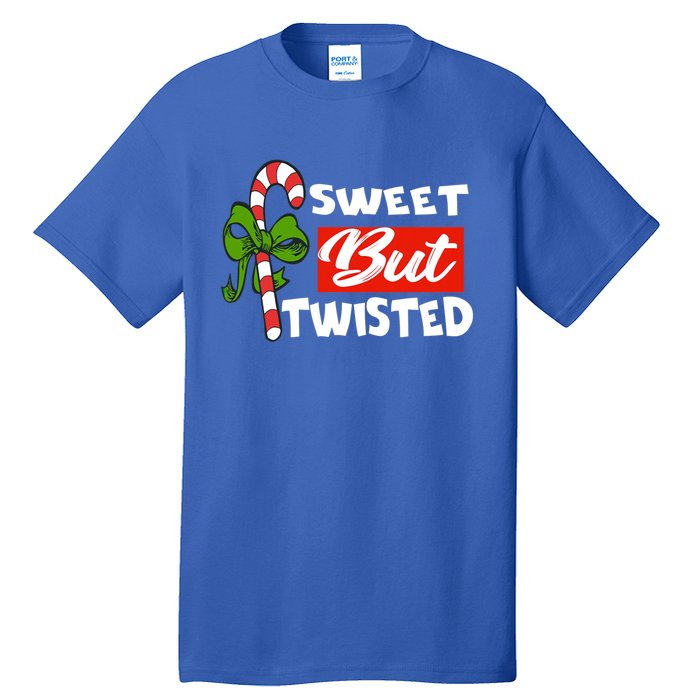 Candy Cane Sweet But Twisted Funny Christmas Gift Tall T-Shirt